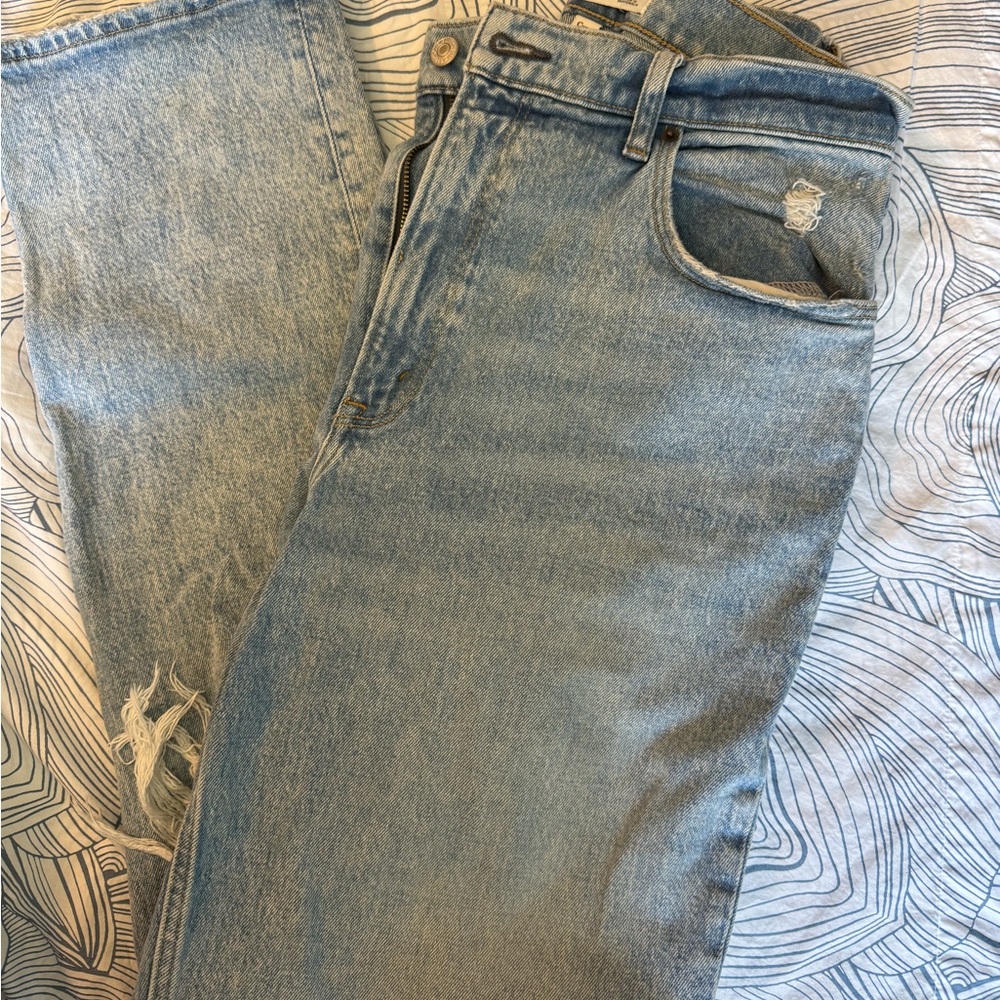 Abercrombie & Fitch Light Blue Relaxed Jeans
